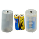 4Pcs 2 AA to D Size Battery Adaptor Holder Switcher Case Box Converter Supplies