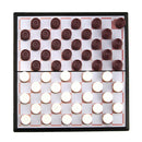 50 PCS Magnetic Checkers Draughts Folding Chessboard Travel Game Educational