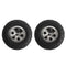 2pcs Plastic Wheel Tires Tyres for 1:12 RC Buggy Monster Truck Spare Parts