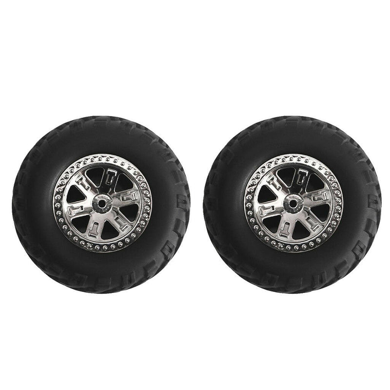 2pcs Plastic Wheel Tires Tyres for 1:12 RC Buggy Monster Truck Spare Parts