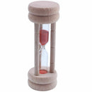 3 Minutes Hourglass Classic Beech Natural Sand Time Switch Kitchen Coffee E