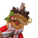 Christmas Cartoon Pendant Checked Cloth Bell Pendant Kids Gift (Elk)