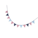Burlap Pennant Banner 4th of July Independence Day Decoration Backdrop