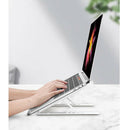 Laptop Stand, Height Angle Adjustable Laptop Holder with Fan Compatible with