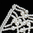 Pearls Stretch Double Side Combs Clips Bun Maker Women Hair Accessories Lady