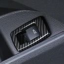 Carbon Fiber For BMW X1 F48 2016-18 ABS Chrome Interior Tail Door Swtich Fr