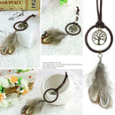3 x Unique Key Chain Ring Feather Bead Dream Catcher Keyring Keychain A