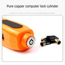 Motorcycle Brake Throttle Grip Scooter Handlebar Anti Theft Locks (Orange)