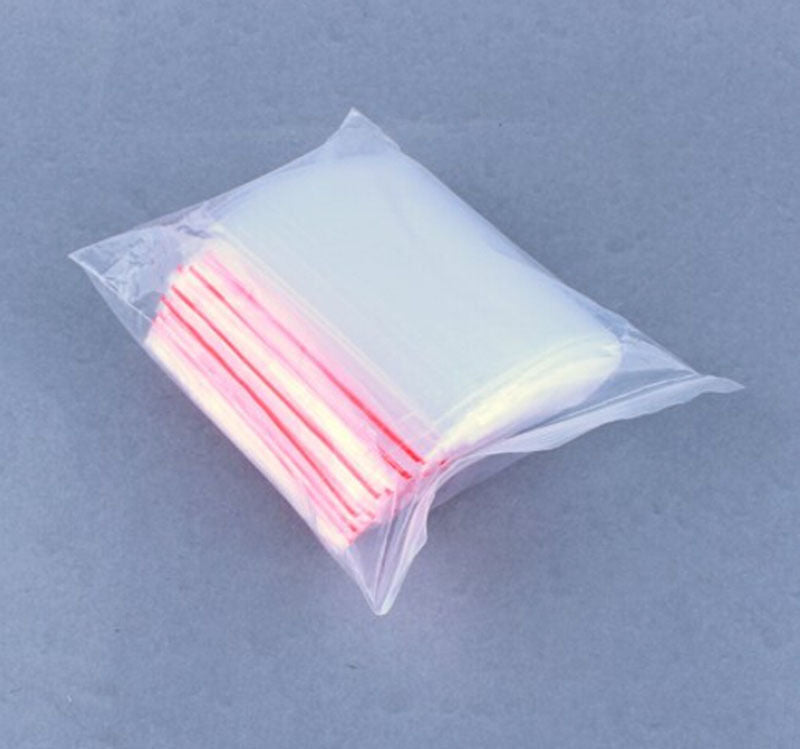 100x 6*9CM Bags 2MIL Poly BAG RECLOSABLE Plastic Small BaggiesA Js