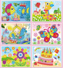 5D Diamond Embroidery Kids Painting Kit Mosaic Learning Puzzles Cartoon DIY  Z