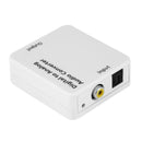 Optical Coaxial Toslink Digital To Analog Audio Converter Adapter RC L/R