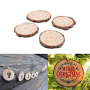 Unfinished Natural Round Wood Slices Circles Discs Crafts 3-4cm*0.5cm For D B0Z9