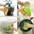 Anti-greasy Microfiber Wash Cloth Dishcloth Clean Towel Kitchen Cleaning  OZ