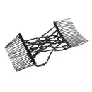 Bow Glass Bead Comb Ladies Party Hair Styling Double Slide Stretchy Clip