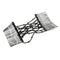 Bow Glass Bead Comb Ladies Party Hair Styling Double Slide Stretchy Clip