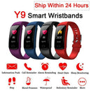Y9 Smart Activity Tracker Band Fitness Bracelet Heart Rate Monitor Blood Pr