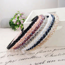 Women Girl Metal Crystal Hairband Headband Beautiful Jewelry HeadwearHair Ban Gw