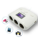 Multifunctional dual usb car car phone charger one drag three cigarette lig
