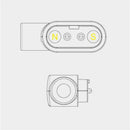 2Pin Magnetic Charger Charging Cable Distance For Smart With Plug Magnetic T0V7