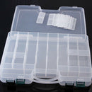 29x19x6cm Double Sided High Strength Transparent Visible Plastic Fishing Lu