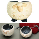Ceramic Yarn Bowl Knitter Crochet Knitting Craft Storage Bowl Crocheting Hook