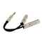 1/4'' 6.35mm Stereo Plug / Male to Dual 1/4'' 6.35mm Jack /Female Splitter