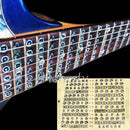 Guitar Fret Scale Musical StickerNeck Fingerboard FretboardNote Learn Practic.AU