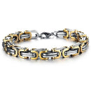 High Quality Punk Gothic Design Stainless Steel Charms Wristband Bangle Bracelet