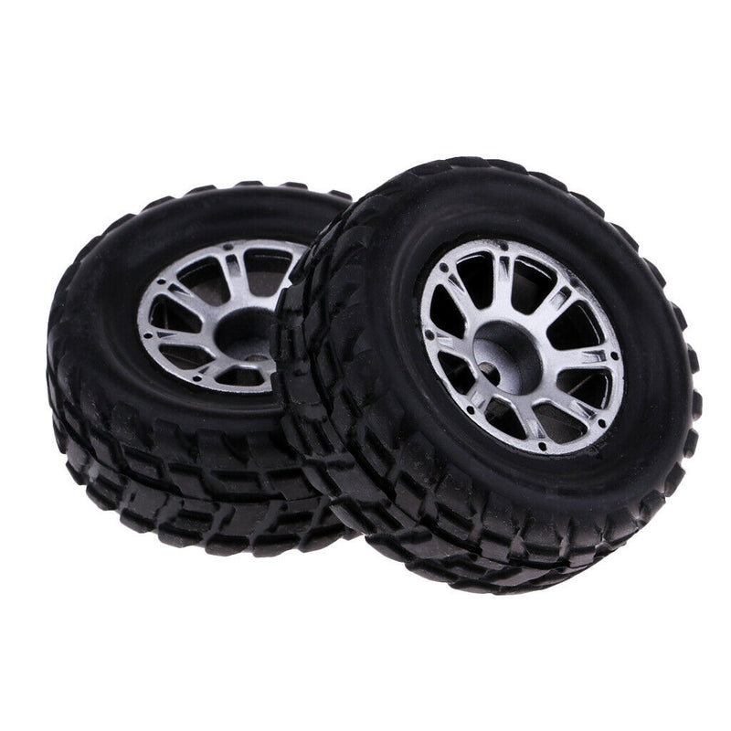 2x 1:18 Scale Left Tire Tyres Black for Wltoys A949 RC Truck Buggy Body Part
