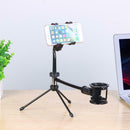 Folding Microphone Tripod Bracket Desktop Mic Holder with Blowout Preventer