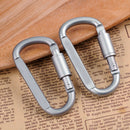 5 X Carabiner Clip Snap Spring Hook Keyring Buckle Camping Carabina Karabiner