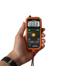 Digital Multimeter Transistor Capacitor Tester Capacitance Meter (Orange) A