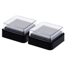 20 Set Blank No Color Empty Stamp Pad Ink Pad Dry Inkpads For Ink Refill DIY