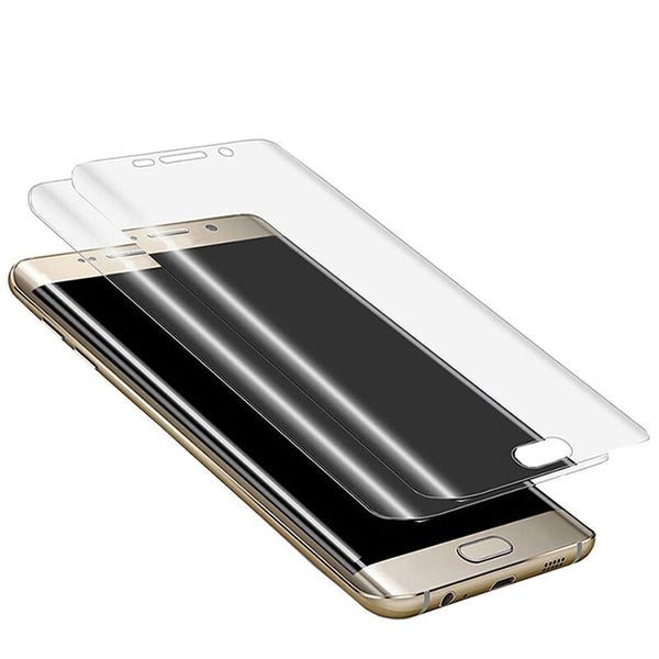 2pcs TPU Full Edge Tempered Glass Screen Protector For Galaxy S7 Edge.