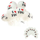 10X Romantic Home Party Decor I Love You White Latex Balloon Wedding Decor Hot!