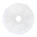 8 Slots Storage Box Case Organizer Display Jewelry Bead Cosmetic Clear Roun