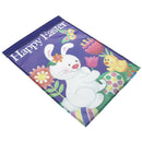 Morigins happy easter bunny colorful eggs double-sided spring garden flag de OZ