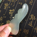 Natural Jade Stone Guasha Massage Tool SPA  Massager Scraping Body BeautyB Ew