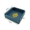 Large Square Ashtray Anti-Scalding Silicone Ashtray (Random Color)