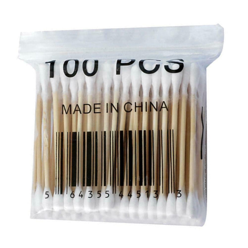 1000 pcs Double Head Disposable Cotton Stick Makeup Cotton Swab First Aid A