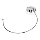 Ring Shape Stainless Steel Vacuum Suction Cup Bathroom Towel Shelf Bar Rack