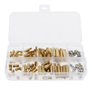 Assorted 120pcs M3 Male Female Hex Brass Spacer Stand-off Screw Nut Kits