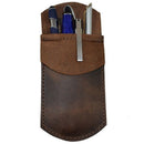 Handmade Durable Leather Pocket Pencil Protector for Office & Work Essentia X3S8