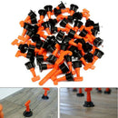 50Pcs Tile Leveling System Kit 1.6mm Space Reuse Wall Floor Clip Leveler Ce