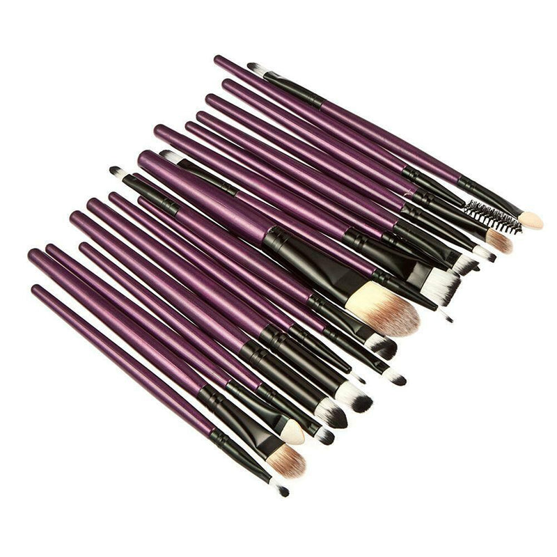 20pcs Makeup Brushes Kit Set Powder Foundation Eyeshadow Eyeliner D A