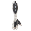USB IN-OUT MIDI Interface Cable Converter to PC Music Keyboard Adapter Cord  Gw