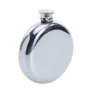 Portable Men Stainless Steel Round Wine Jar Pot Mirror Flagon with Funnel