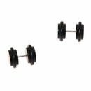 2pcs 18G Ear Studs Plug with Acrylic Ear Plug Taper Stretcher with O-rings  T1Y2