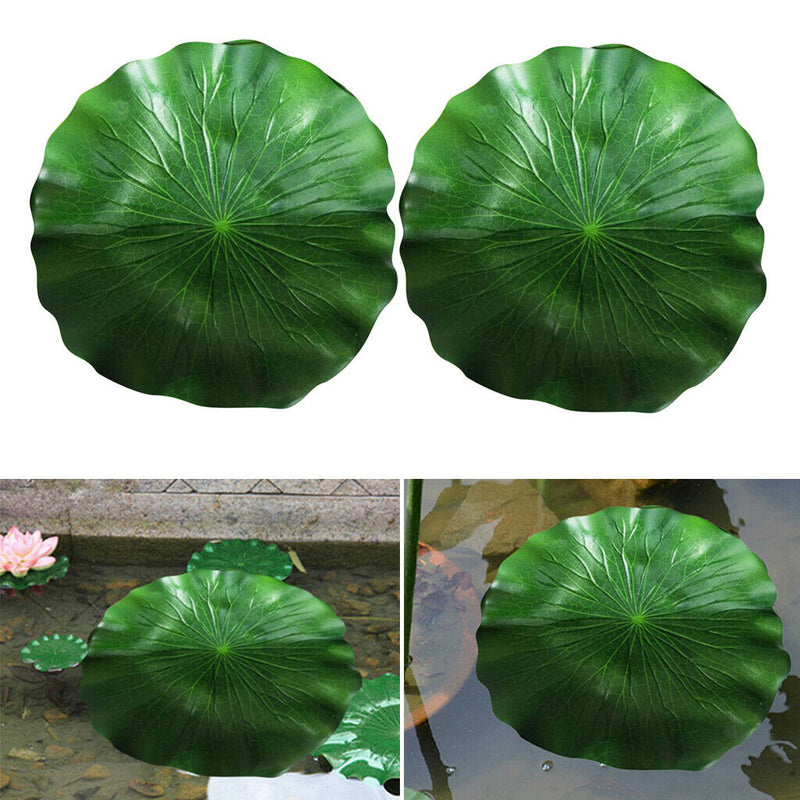 2x Artificial Aquarium   Tank Plant Aquatic Coral Background Lotus 29CM
