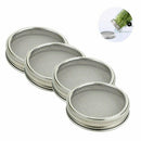 4Pcs/Set Stainless Steel Sprouting Lid For Wide Mouth Mason Jars Canning Ja L9S6